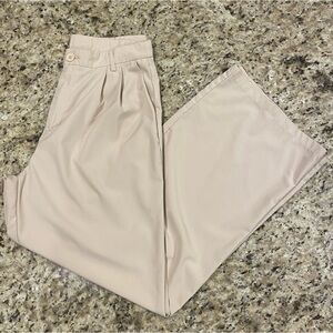 Shein Light Tan Cream Wide Leg Pants